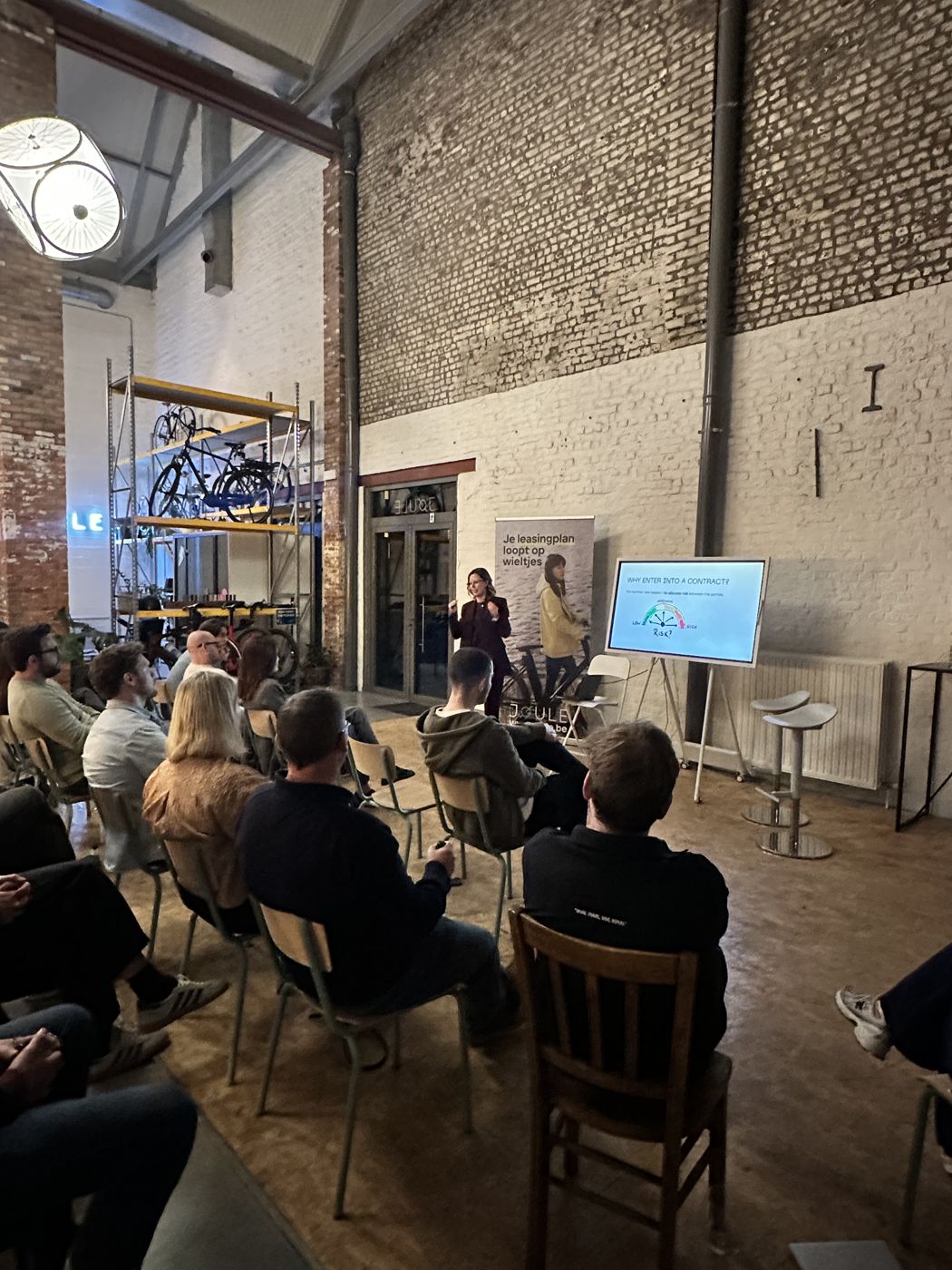 Talk on why to enter into a contract at JOULE